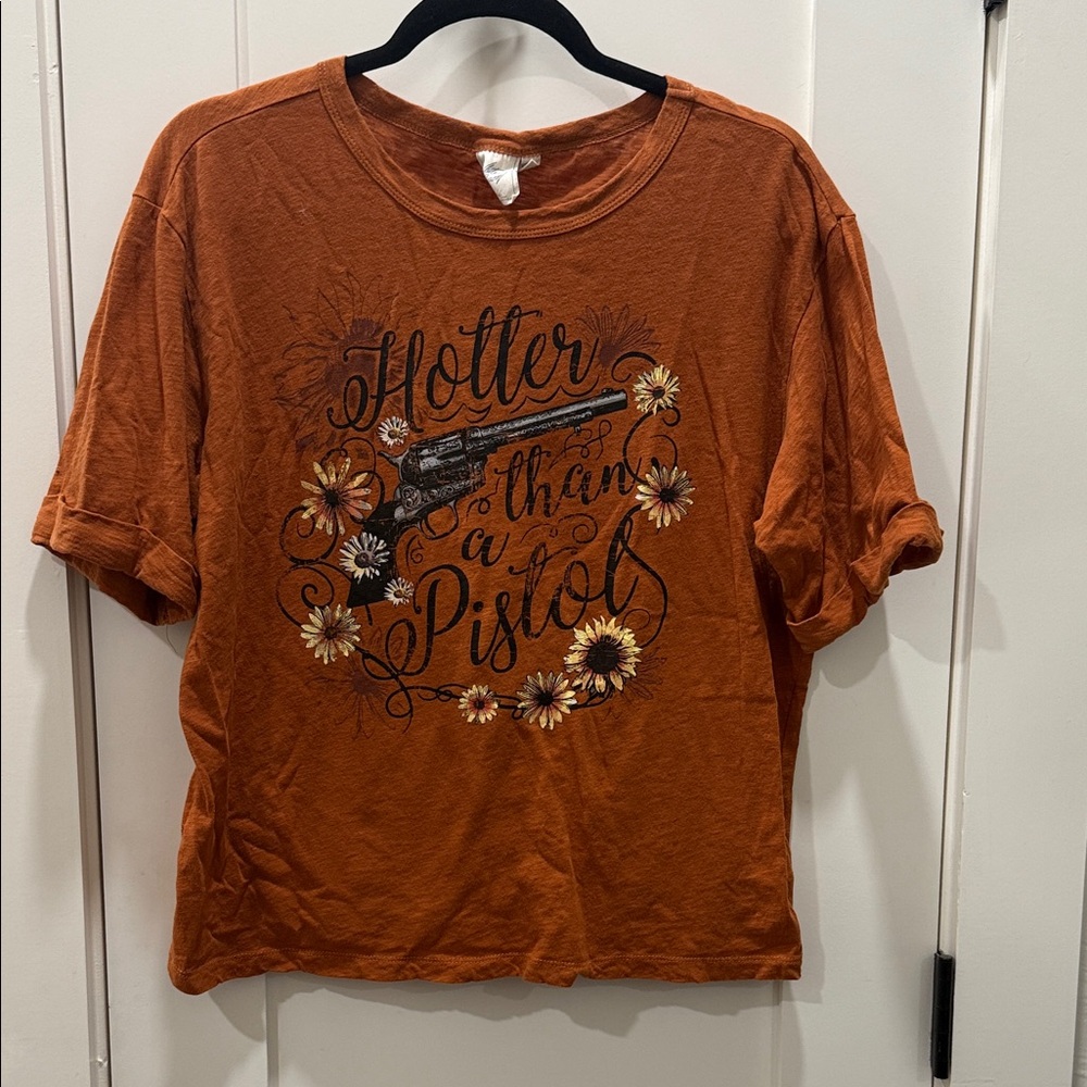 White Crow T Hotter Than a Pistol size L